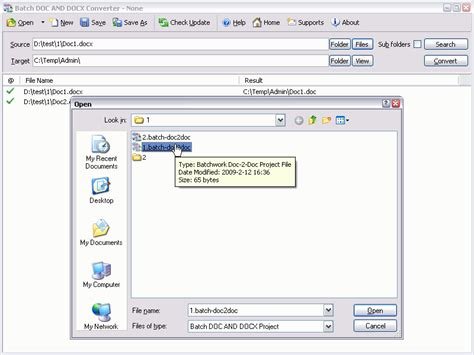 Batch DOC to PDF