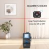 3-in-1 Laser Tape Measure – 40/60/80M Laser Rangefinder with 5M Tape - Image 2