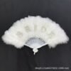 AIV PLUMAS Premium Feather Fans – Elegant Wedding & Dance Hand Fans - Image 2