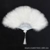 AIV PLUMAS Premium Feather Fans – Elegant Wedding & Dance Hand Fans - Image 4