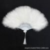 AIV PLUMAS Premium Feather Fans – Elegant Wedding & Dance Hand Fans - Image 4