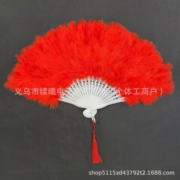 AIV PLUMAS Premium Feather Fans – Elegant Wedding & Dance Hand Fans