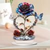 2D HD Acrylic Rose Decor – Elegant Wedding & Event Tabletop Ornaments - Image 3