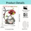 2D HD Acrylic Rose Decor – Elegant Wedding & Event Tabletop Ornaments - Image 6