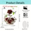 2D HD Acrylic Rose Decor – Elegant Wedding & Event Tabletop Ornaments - Image 10