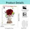 2D HD Acrylic Rose Decor – Elegant Wedding & Event Tabletop Ornaments - Image 8