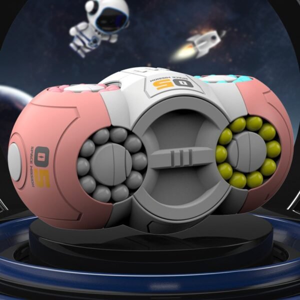 Space Mission Magic Cube – 360° Rotating Brain Teaser for Kids (6-14 Years)