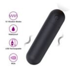 10-Speed Mini Bullet Vibrator – Waterproof Personal Massager