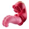 Tongue-Licking Vibrator with Thrusting & Clitoral Stimulation – Multi-Function Adult Toy - Image 4