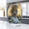 Radiant Prayer Angel Statue – Serene Desktop Decor for Home & Office - Image 3