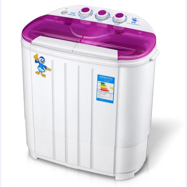 Semi-Automatic Twin Tub Washing Machine – Compact & Efficient for Dorms & Small Homes