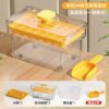 [New] 34-Cell Mango Yellow Ice Cube Tray - Single Layer with Push-Button Release & Storage Box (Includes Free Ice Scoop) - Food Grade BPA-Free - Image 3