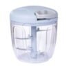 [900ml] Professional Manual Garlic Chopper - 2-Second Multi-Function Food Processor for Vegetables, Meat & Baby Food (3 Blades Included) - Commercial-Grade Pull String Design - Image 6