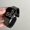[Premium] Crazy Horse Leather Watch Band - Universal Fit for Apple Watch/Huawei/Xiaomi (20/22mm) - Soft Magnetic Closure Strap - Business & Casual Wear - Image 2