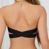 Cross-Back Strapless Bra - Seamless Invisible Push Up Bralette - Convertible to Racerback for Dresses & Tanks - Image 2