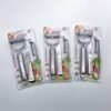 [3-Piece] Stainless Steel Vegetable Peeler Set - Professional Potato Carrot Peeler with Grater & Feather Remover - Commercial-Grade Kitchen Tools (Ergonomic Handles) - Image 5