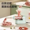 [2024 Pro] Electric Sausage Stuffer Machine - 5L Commercial-Grade Sausage Maker with 3 Nozzles & Meat Pounder (Milk White/Mint Green) - Home Butchering Kit - Image 4