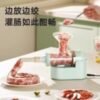 [2024 Pro] Electric Sausage Stuffer Machine - 5L Commercial-Grade Sausage Maker with 3 Nozzles & Meat Pounder (Milk White/Mint Green) - Home Butchering Kit - Image 4