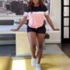 Trendy Contrast-Panel Tee (A-M Sizes) | scoppar Verified Fast Fashion - Image 6