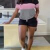 Trendy Contrast-Panel Tee (A-M Sizes) | scoppar Verified Fast Fashion - Image 18
