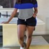 Trendy Contrast-Panel Tee (A-M Sizes) | scoppar Verified Fast Fashion - Image 3