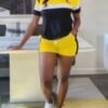 Trendy Contrast-Panel Tee (A-M Sizes) | scoppar Verified Fast Fashion - Image 15