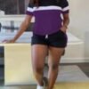 Trendy Contrast-Panel Tee (A-M Sizes) | scoppar Verified Fast Fashion - Image 23