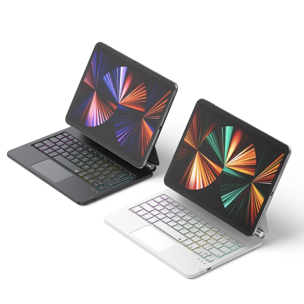 2025 iPad Pro Magic Keyboard Case - 3-in-1 Magnetic Detachable Bluetooth Keyboard | Air 6/7 & Pro 11" Compatible