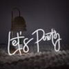 LED Neon Wall Light - Customizable Party Decor (Let's Party/Water Twice) | IP42 Waterproof | 1100+ Sold | 60.7% Repeat Buyers - Image 6
