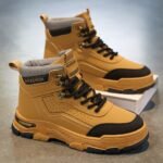 HIFASHION Work Boots – Trendy Men's High-Top Martin Boots