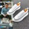 Celebrity White Sneakers – Andy Lau Inspired Loafers | 3cm Hidden Lift - Image 2