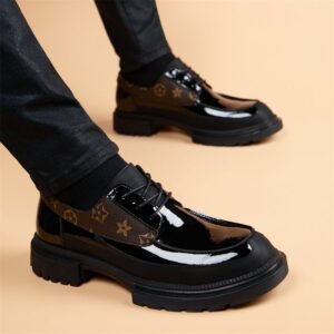 DURITTECOOD Dress Shoes - Business Casual Oxfords | Hidden Lift | 2025 New Release
