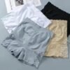 Lace Trim Safety Shorts - Cotton Lined Anti-Slip Underwear | OEM Wholesale - Image 3