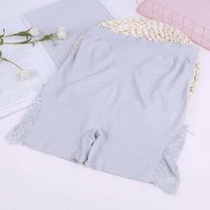 Lace Trim Safety Shorts - Cotton Lined Anti-Slip Underwear | OEM Wholesale