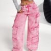 Cargo Jeans - Women's Utility Pants w/ 8 Pockets | Wholesale - Image 2