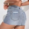 Sexy Denim Mini Skirt - Curve-Hugging Fit | Wholesale - Image 2