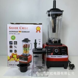 SILVER CREST 8500W Commercial Blender | German-Designed Motor + Extra Mill Jar | 6PCs/Carton
