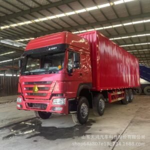 HOWO 8x4 Box Truck | 9.6m Cargo Van | 30T Payload | Sinotruk Engine (ZZ1317N3867E) - Ready for EU/ME/AF Export