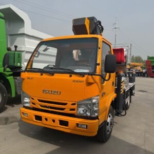 HOWO Multi-Function Truck with Crane | 3-in-1 Aerial Work Platform + Tractor + Dump Trailer | 8T Crane Capacity (ZZ5207XXYN3647C1)