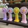 MINIEAN 2-in-1 USB Desk Fan with Phone Stand - Portable Rechargeable Mini Fan - Image 2
