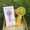 MINIEAN 2-in-1 USB Desk Fan with Phone Stand - Portable Rechargeable Mini Fan - Image 3