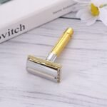 HIL-578 Classic Safety Razor - Manual Open Twist Men's Shaving Razor with Blades (Vintage Style)