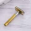 HIL-578 Classic Safety Razor - Manual Open Twist Men's Shaving Razor with Blades (Vintage Style) - Image 5