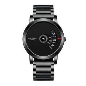 LANGLISHI Ultra-Thin Men's Watch - Large Dial Waterproof Quartz Wristwatch (Business Style)