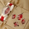 5-Piece Women's Jewelry Set - Quartz Watch + Necklace + Bracelet + Ring + Earrings (Gift Set Without Box) - Image 15