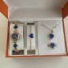 5-Piece Women's Jewelry Set - Quartz Watch + Necklace + Bracelet + Ring + Earrings (Gift Set Without Box) - Image 24